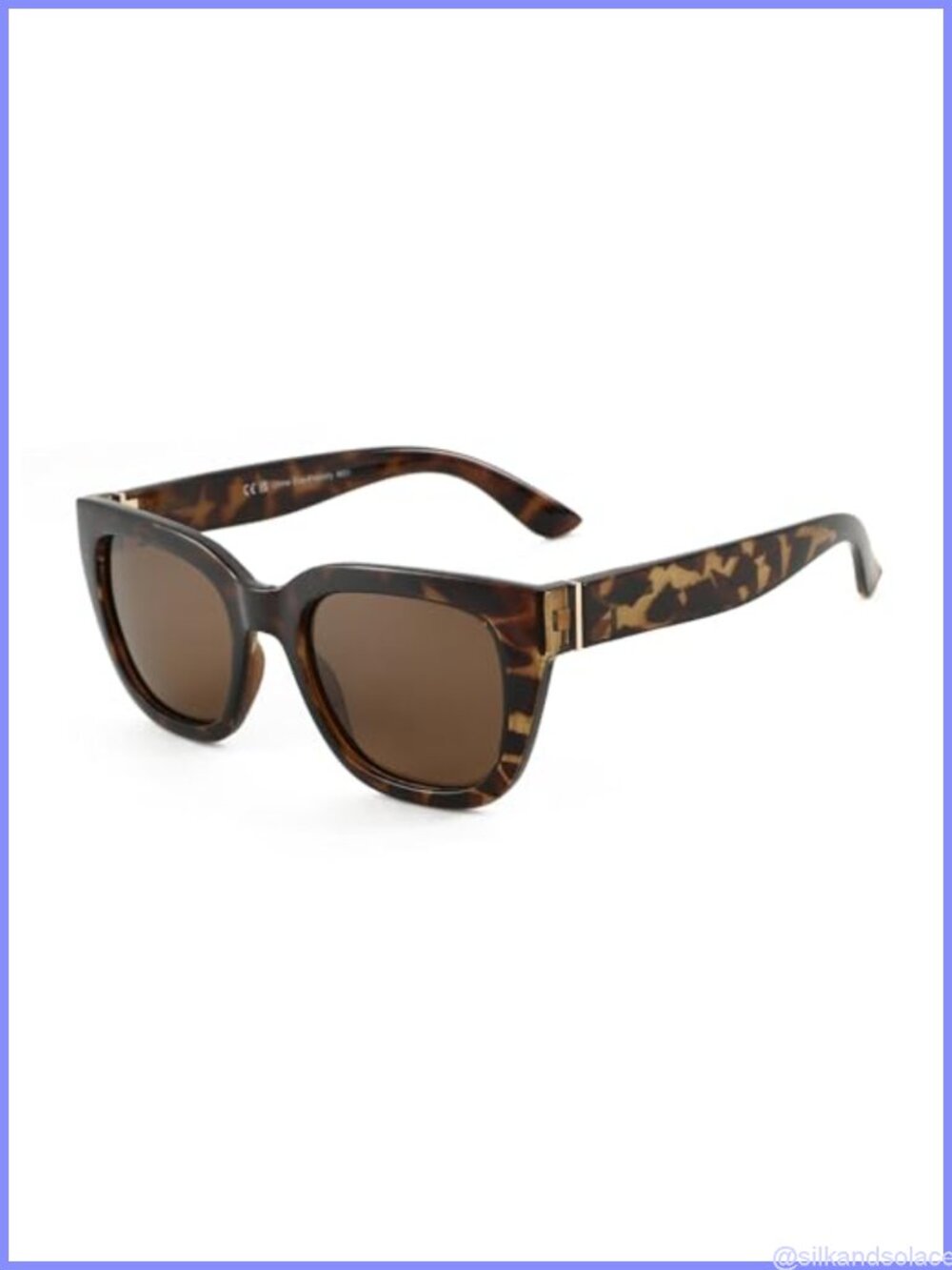 Square Polarized UV400 Sunglasses Retro Vintage Fashion Shades